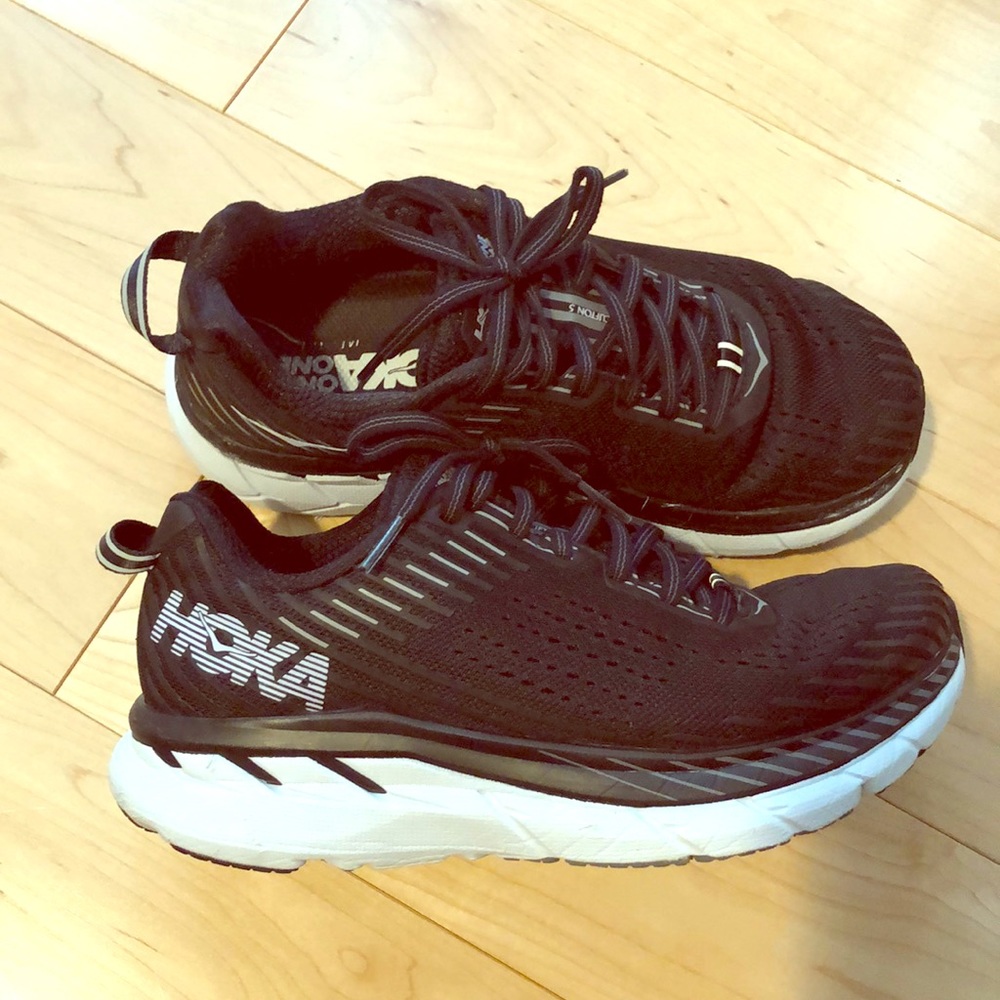 Black Hoka Ones